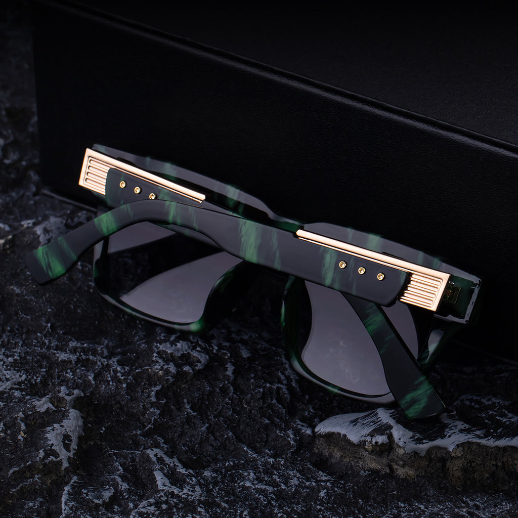 Men's Square Frame Sunglasses2025New European and American style sunglasses for men with a high-end fashion retro design and sun protection