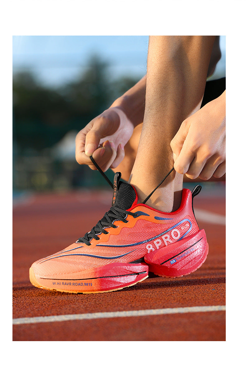 Red Rabbit8pro Carbon Plate Spring and Autumn Running Shoes for Big Kids, Racing Shock Absorption Sports Shoes for Men and Women, Couple's Versatile Casual Running Shoes