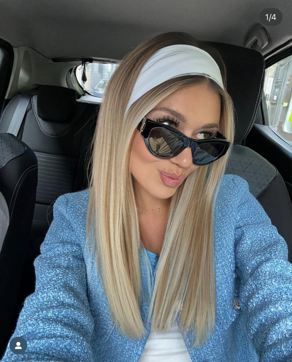 Park Caiying ROSE Same Style Sunglasses Versatile Fashionable Trendy Personality Street Style Sunglasses Wholesale6090