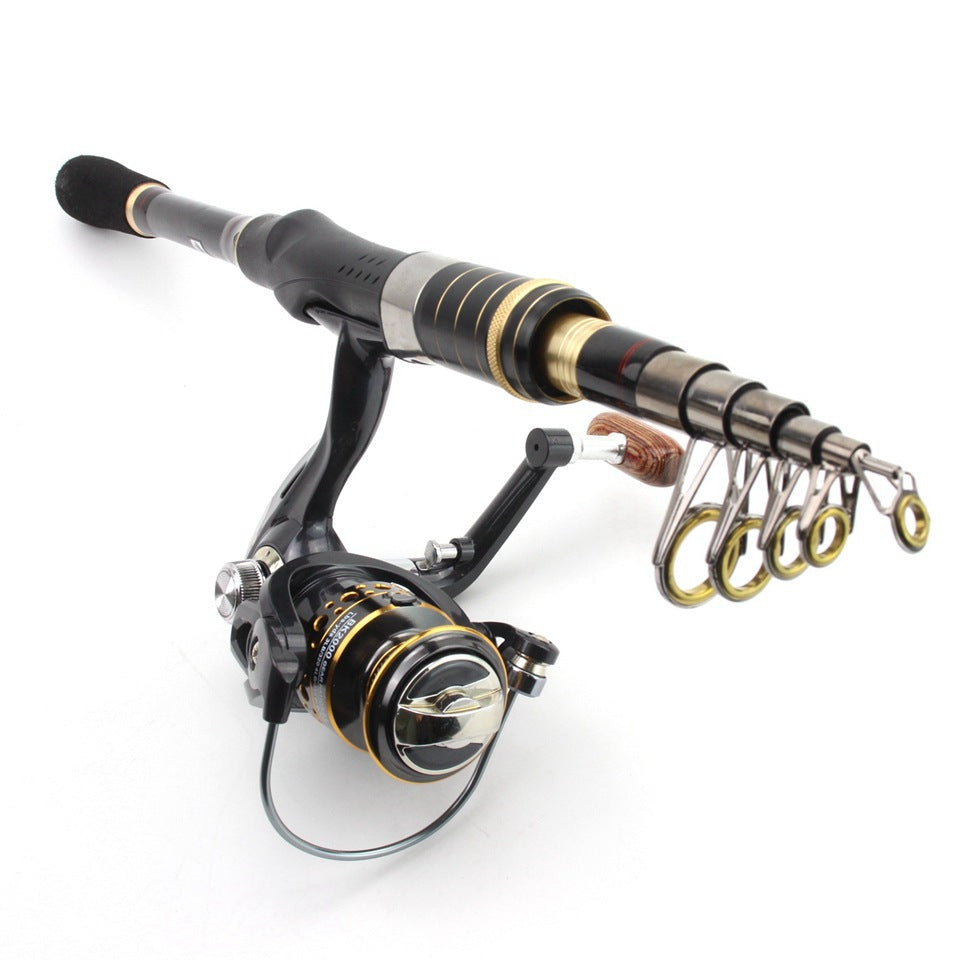 Ultra-short Portable European Carp Fishing Set Fishing Gear Combination European and American Popular Fishing Rod Can Be Used FBA