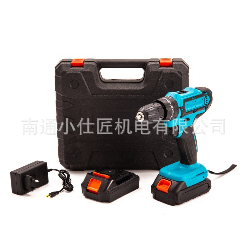 21v Cordless Drill Rechargeable Small Household Electric Screwdriver Pistol Drill Lithium Battery Tool Multi-Function Drilling Drill