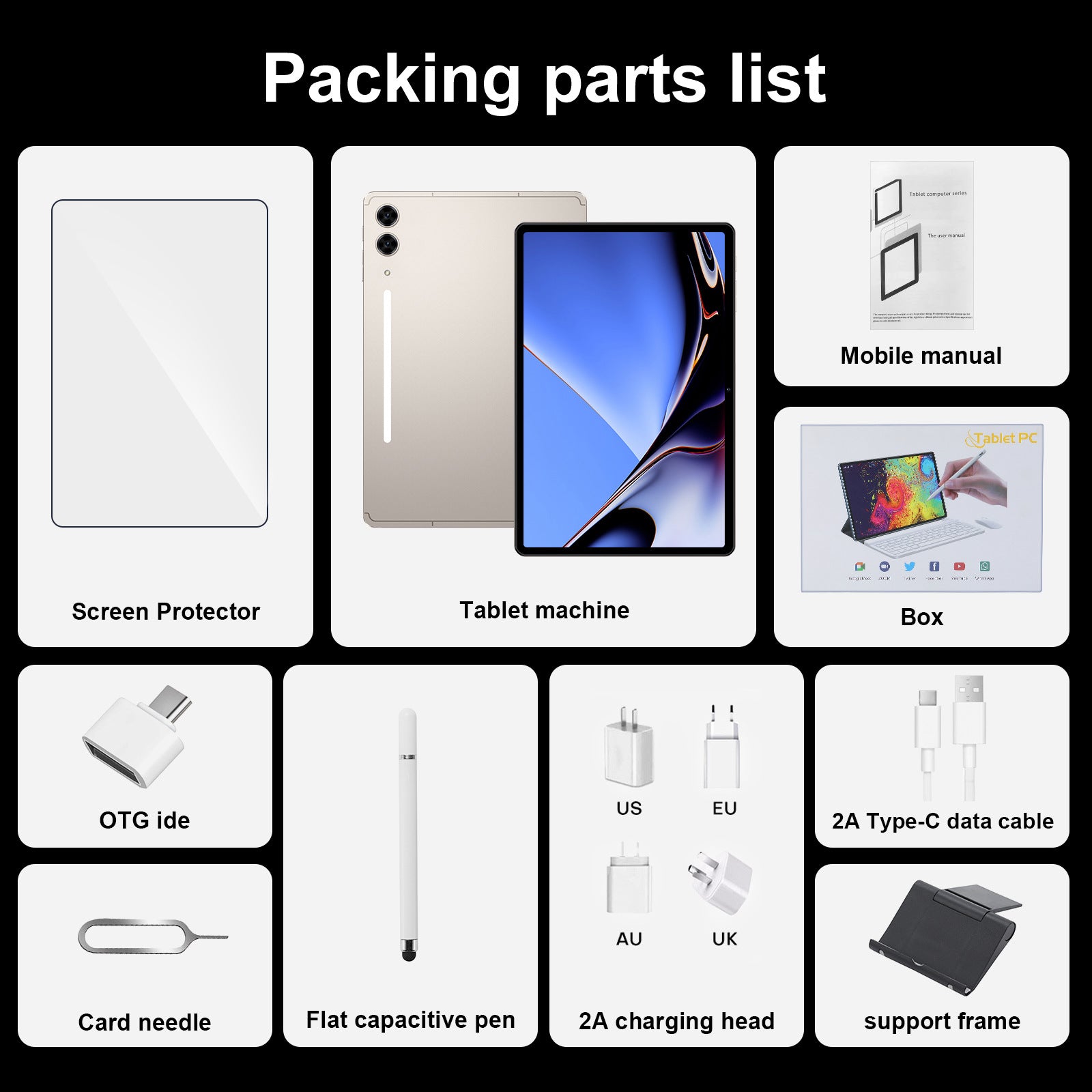 2025Hot Item Exclusively Available Worldwide Tab s10 Ultra High-definition Large Screen Long Battery Life Tablet Source Factory