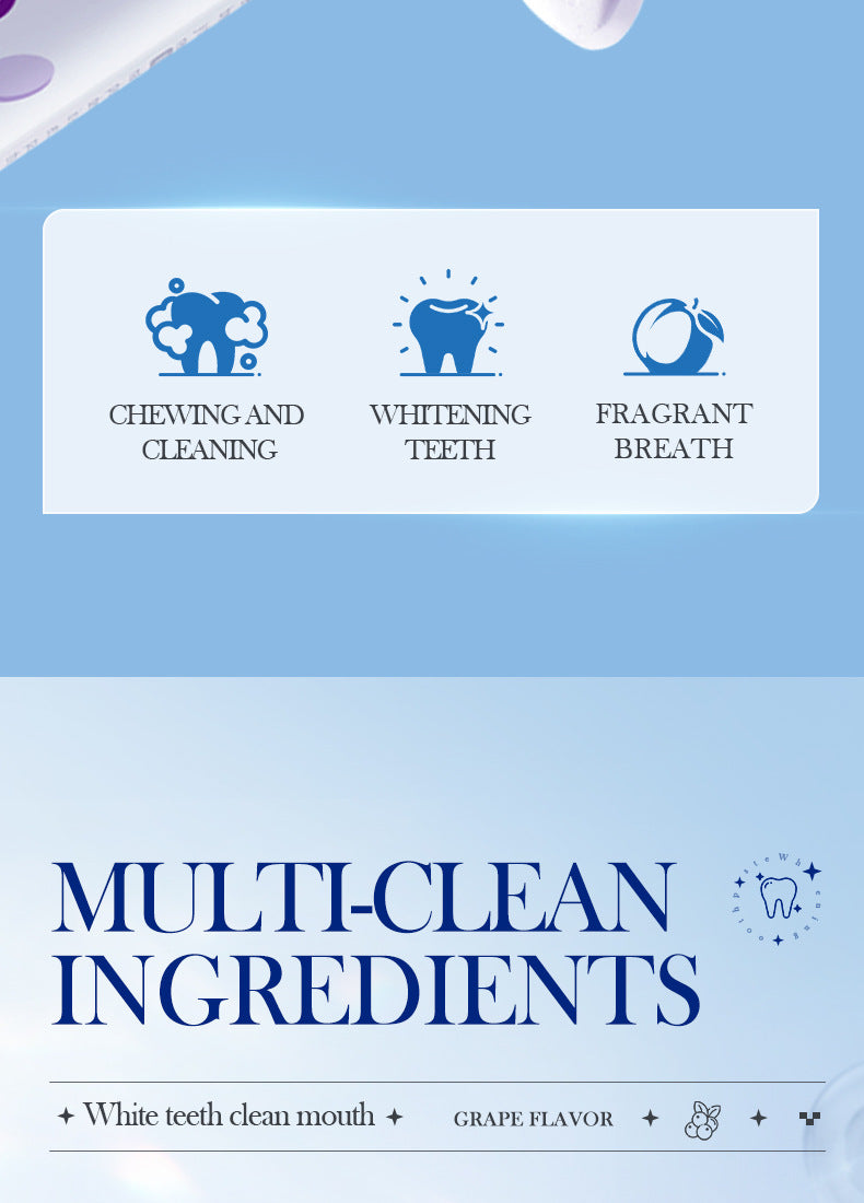 All-English Solid Toothpaste Series SADOER Sakura Whitening Anti-Yellowing Teeth Cleaning Toothpaste  Wholesale