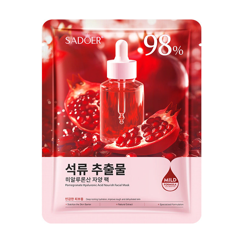 Full English Rose Essential Oil Rejuvenating Mask SADOER Moisturizing, rejuvenating, and brightening face mask  wholesale