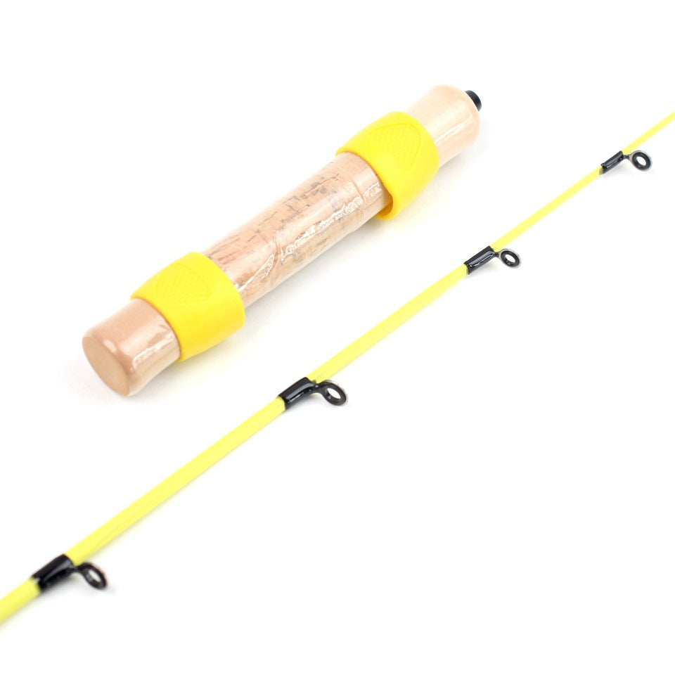 Winter Fishing Rod55cm2Portable Ice Fishing Rod with Flat Tip, Softer and More Sensitive for Ice Fishing and Raft Fishing