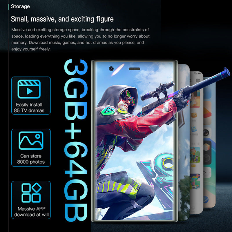 New Product S23Pro Mobile Phone3Inch2+16GB Android8.1Smart Mini Mobile Phone Ultra Small Pocket Backup Phone