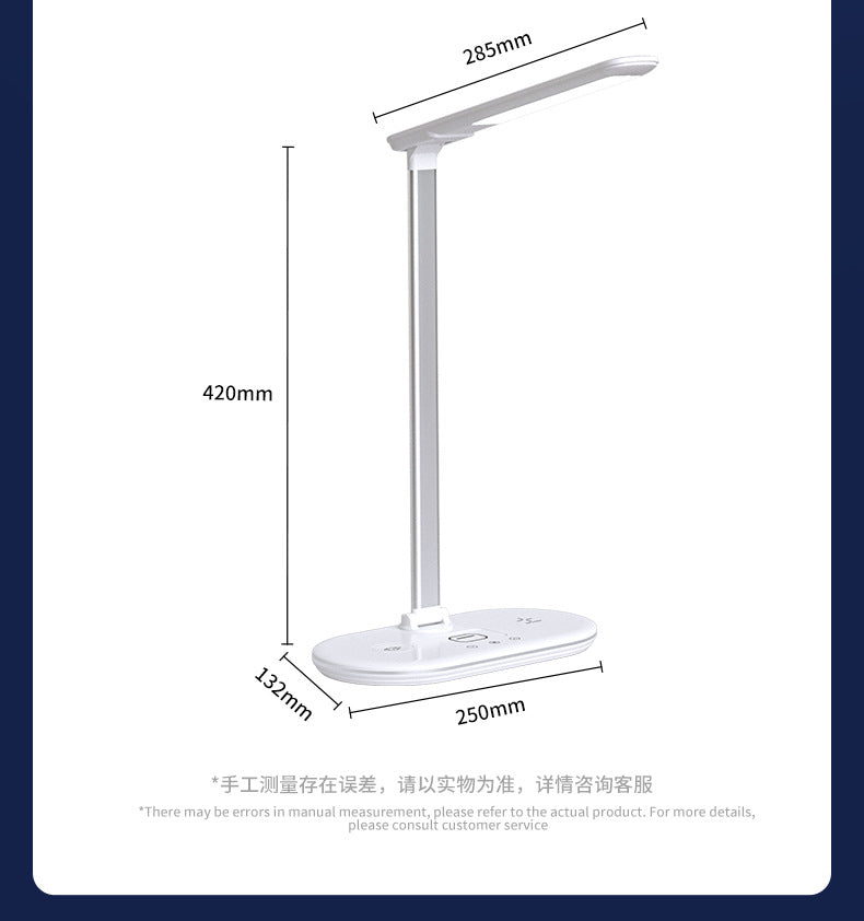 3-in-1 90% off Stackable Desk Lamp Wireless Charging Multi-Functional Eye Protection Desk Lamp Home Bedroom Bedside Lamp Dormitory Study Lamp