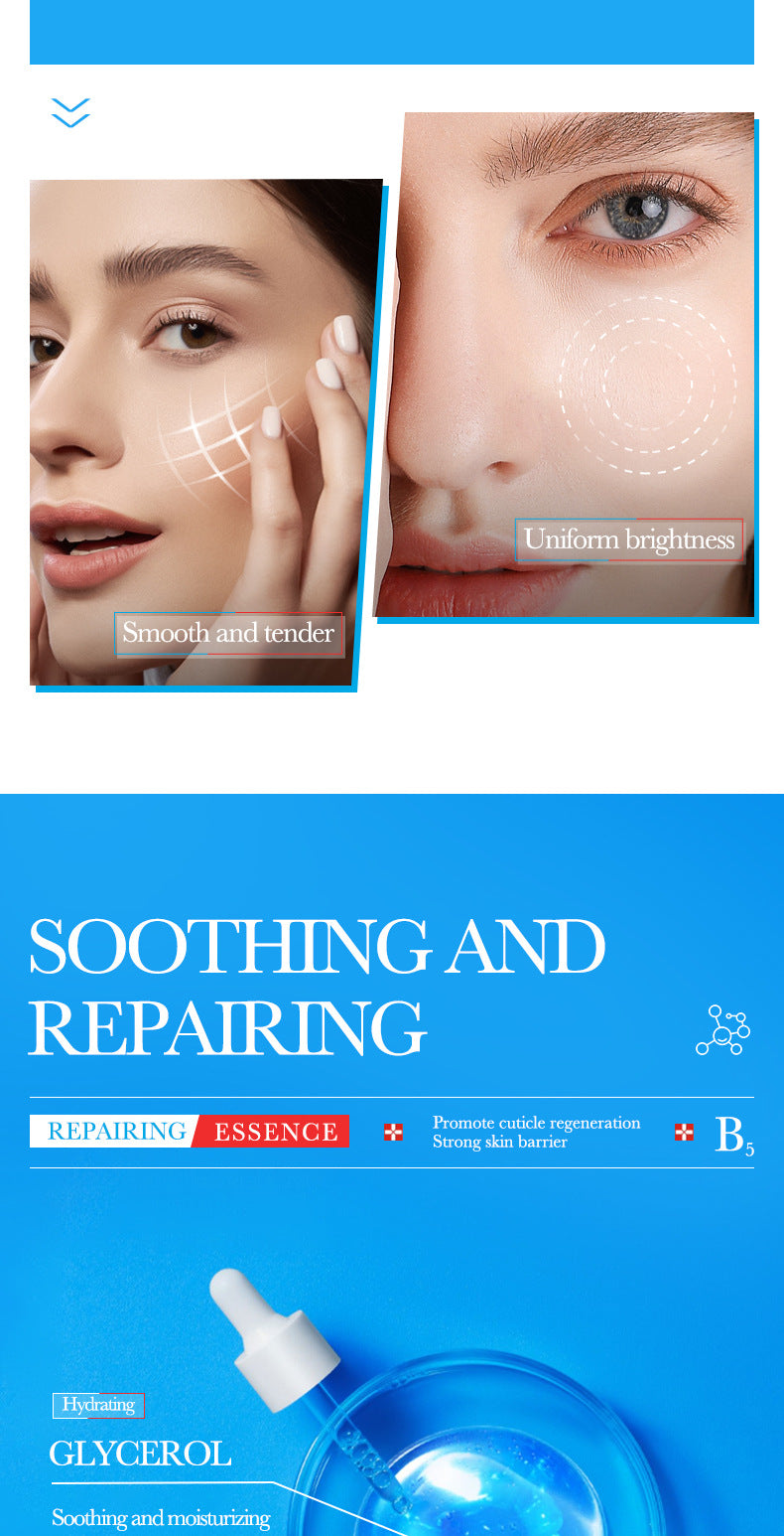 Vitamin B5Essence BIOAOUA Hyaluronic acid moisturizing and hydrating  foreign trade wholesale