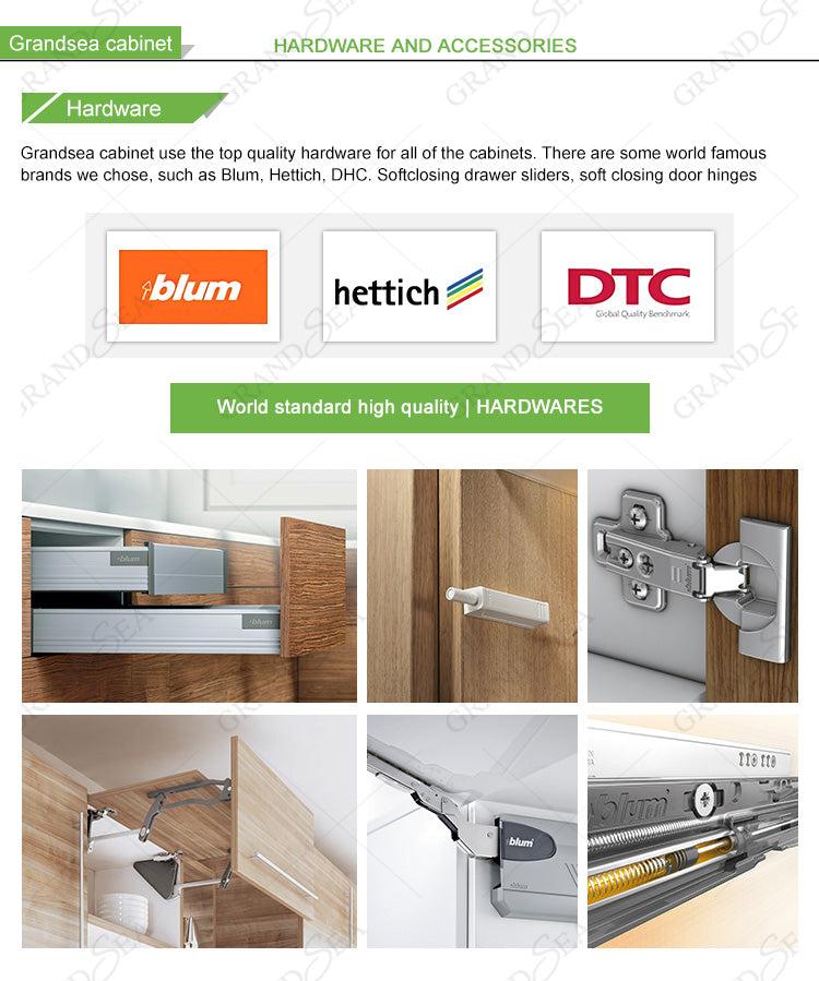 Ready to Assemble Modern Kitchen Cabinets Furniture Aluminium Cabinet Kitchen 4g