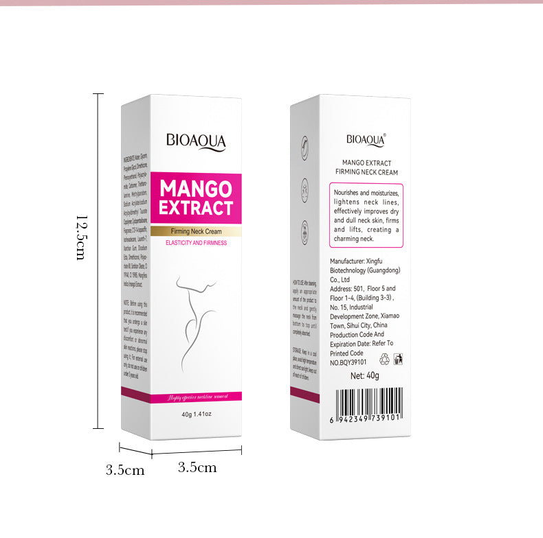Mango Neck Cream BIOAOUA Firming, Hydrating, Skin-Refining, Fine Line Neck Cream for  Wholesale