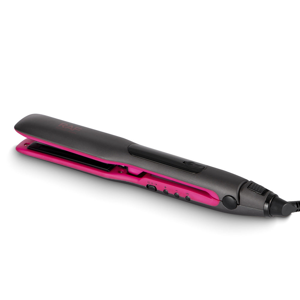 RAF EU Standard Home Use Volumizing Hair Root Clip Straightening Hair Styling Curler Straightener Negative Ion Hair Straightener