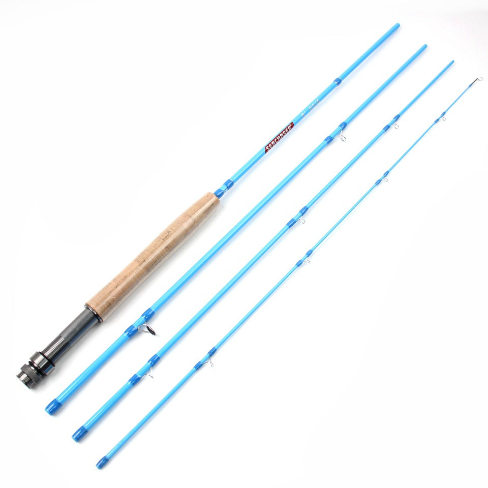 In Stock Fly Fishing Rod5/6#Fly fishing rod carbon ultra-light4Fishing Rod Stream Fishing Rod European and American Popular Fly Fishing