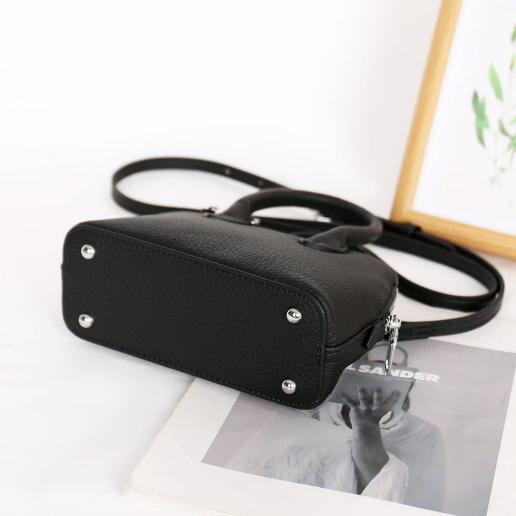 Shiling Mini Shell Bag Genuine Leather Simple Fashion Women's High-end Shoulder Crossbody Handbag mini Small Bag for Women