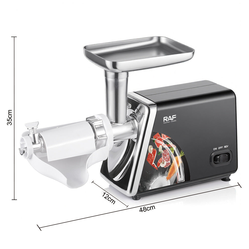 RAF European Standard Household Electric Vegetable Chopper Meat Grinder Small Multifunctional Enema Machine Small R.3383