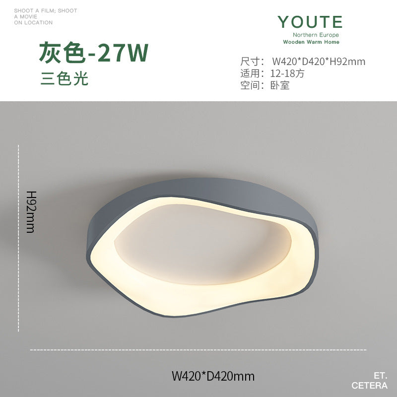 Macaron Ceiling Light Ultra-thin Living Room Lamp Home Decoration Modern Minimalist Bedroom Lamp led Creative Round Shape Ceiling Lamp