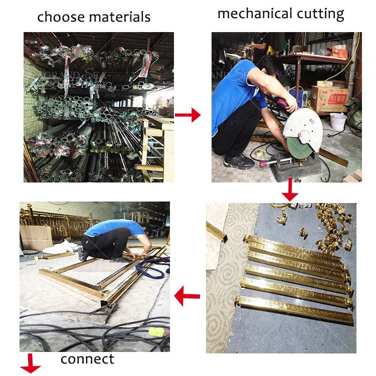 2020 Latest Iron Window Grill Stainless Steel Burglar Proof Design