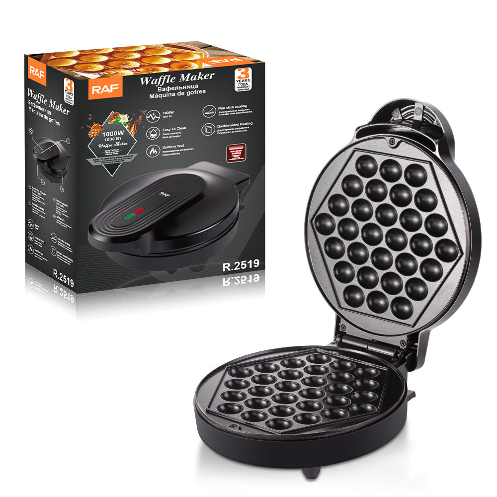 RAF European Standard Light Breakfast Home Waffle Toaster Small Egg Waffle Maker Bread Machine R2519