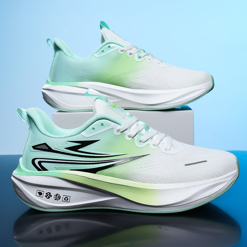 Summer New Fashion Trend Men's Casual Shoes High Elastic Cushioning Youth Running Shoes Jacquard Breathable Sports Shoes