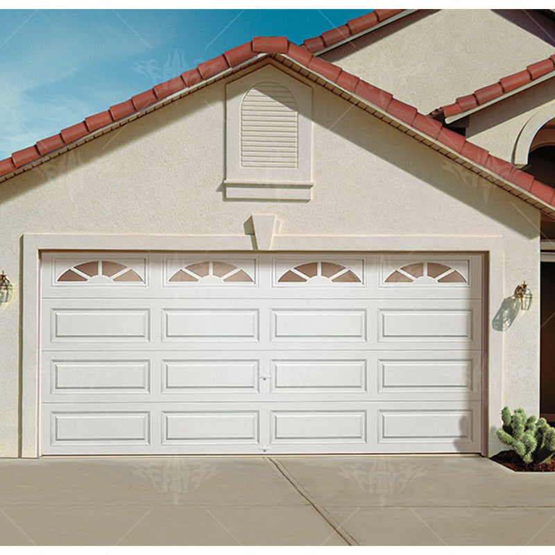 Electric Modern clear Glass Garage Door With Motor Overhead Garage Door Aluminum Alloy Glass Garage Door