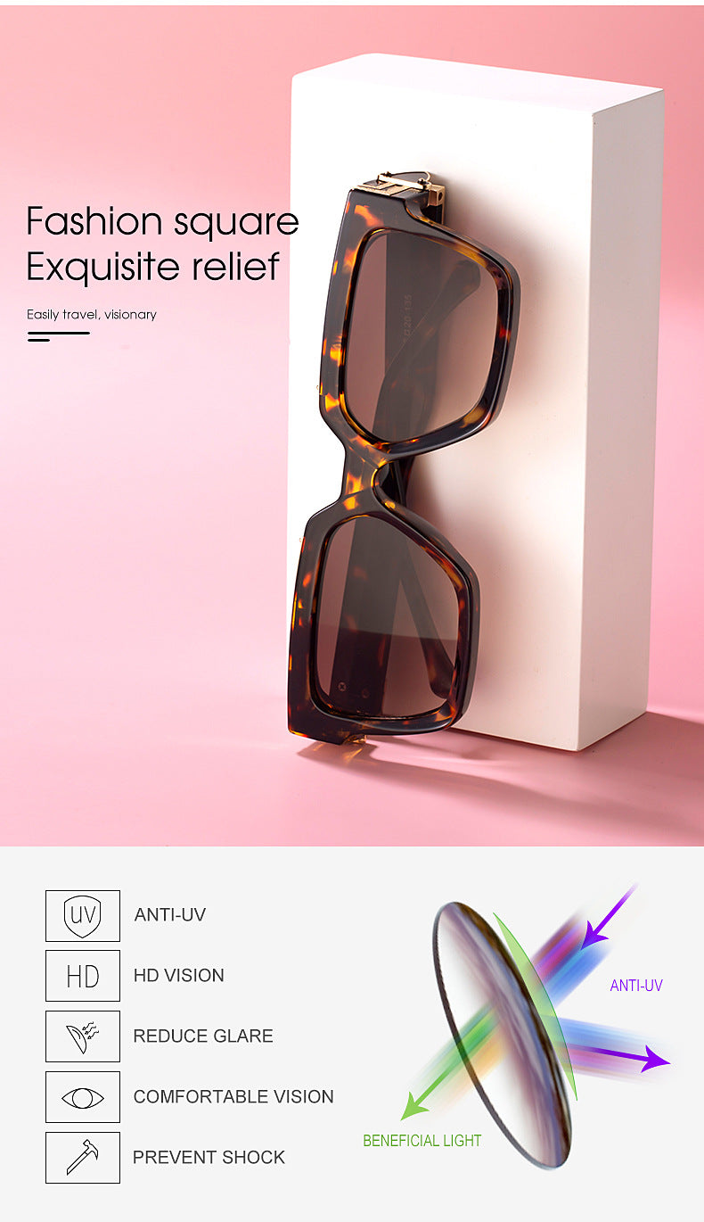 86229Small Frame Sunglasses for Women, European and American Style, Small Size, 0k Rich Man Same Style Sunglasses for Men, Trendy sunglasses