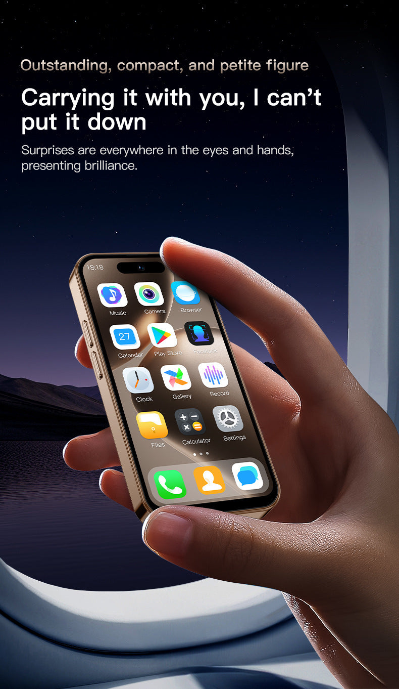 M16 PRO Hot Sale Smart Mini Phone4.0Inch Screen Dual SIM Ultra-Thin Quad-Core Backup Phone Foreign Language