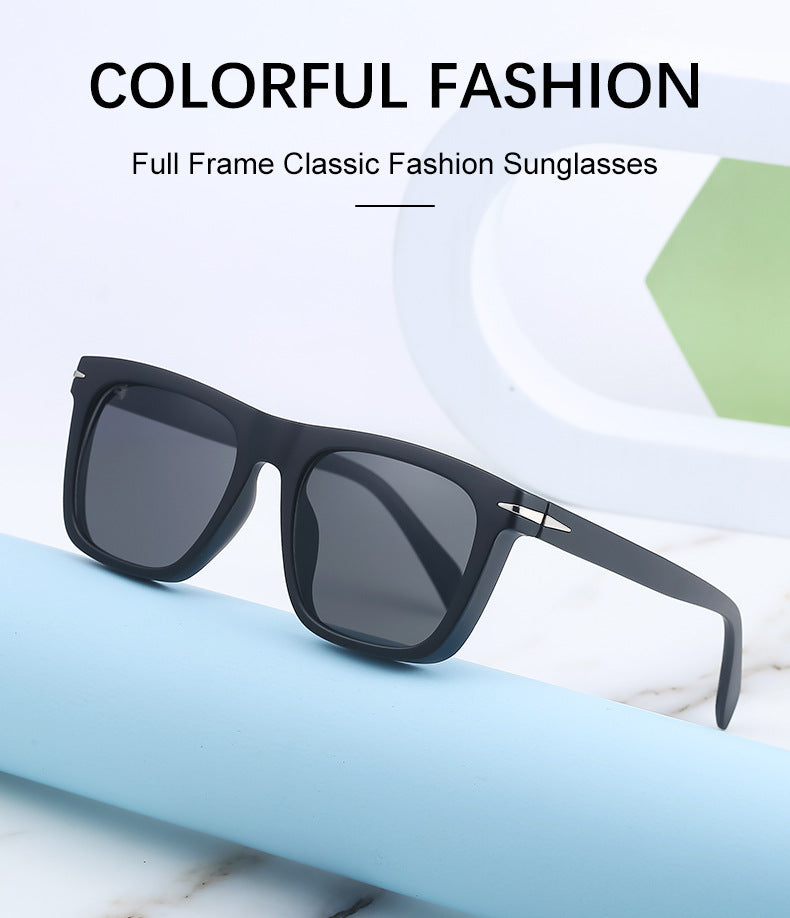 Square Frame Sunglasses for Women High-End European and American Style Internet Celebrity Same Style Mountaineering Sunglasses for Men Trendy shades Wholesale Eyewear