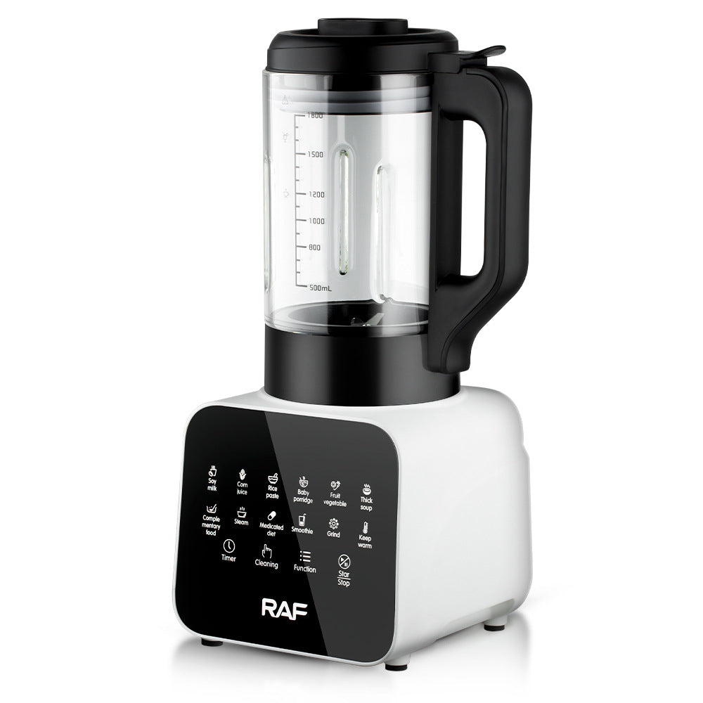 RAF European Standard Multifunctional Juicer Household Fully Automatic Fruit and Vegetable Juicer Blender Glass Cup1.8L