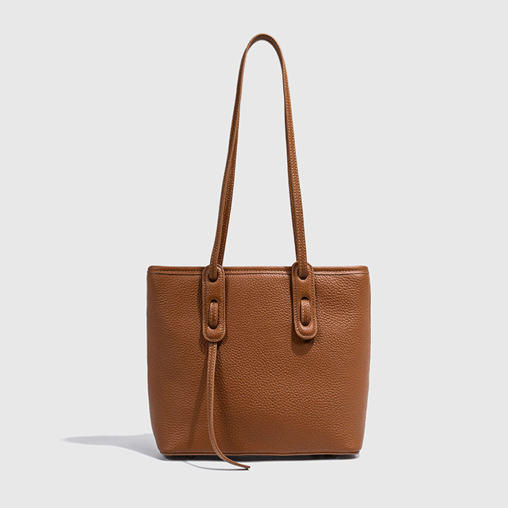 Korean Style Casual Fashion Large Capacity Underarm Tote Bag Niche Lazy Style Commuting Versatile Textured Single Shoulder Women's Bag