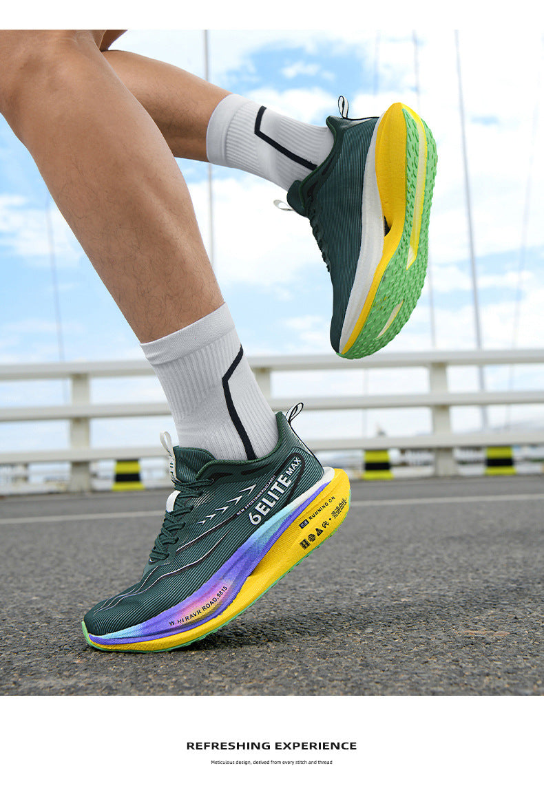 Feiteng6pro Popcorn Carbon Plate Youth Racing Running Shoes2025New casual comfortable breathable sneakers