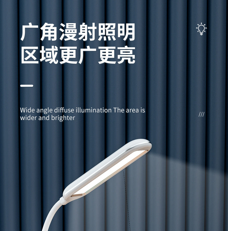 Custom Eye Protection Desk Lamp Bedroom Bedside Lamp Multifunctional Wireless Charging Study Lamp Foldable Desktop Reading Smart Lamp