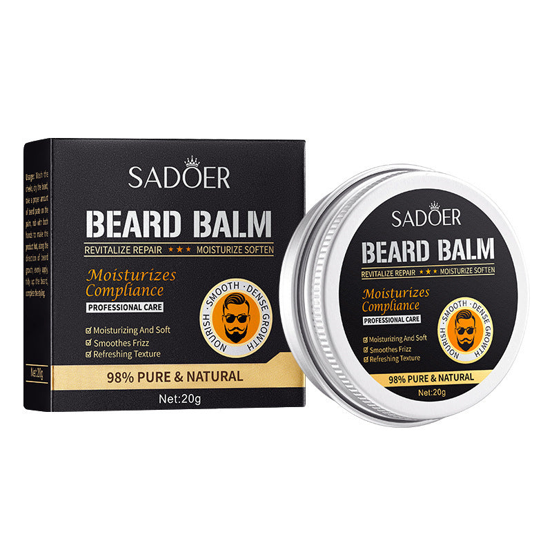 Full English Beard Care Serum SADOER Men's Beard Care Solution30ml  Foreign Trade Wholesale
