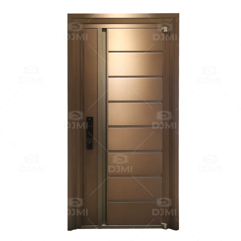 Modern Hot-selling Design Security Steel Main Entrance Door Exterior Metal Steel Door Design for House