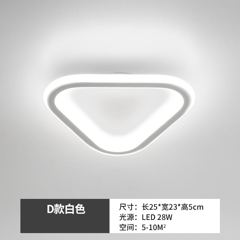 Nordic Corridor Entrance Hallway Light Simple Modern Creative Cloakroom Light led Balcony Small Ceiling Light Fixture