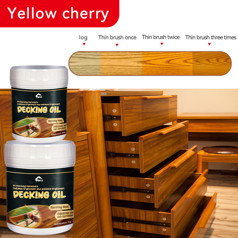 baolisi Water-based Wood Wax Oil Indoor Tables and Chairs Doors and Windows Furniture Renovation Color Change Transparent Wood Latex Paint Coating