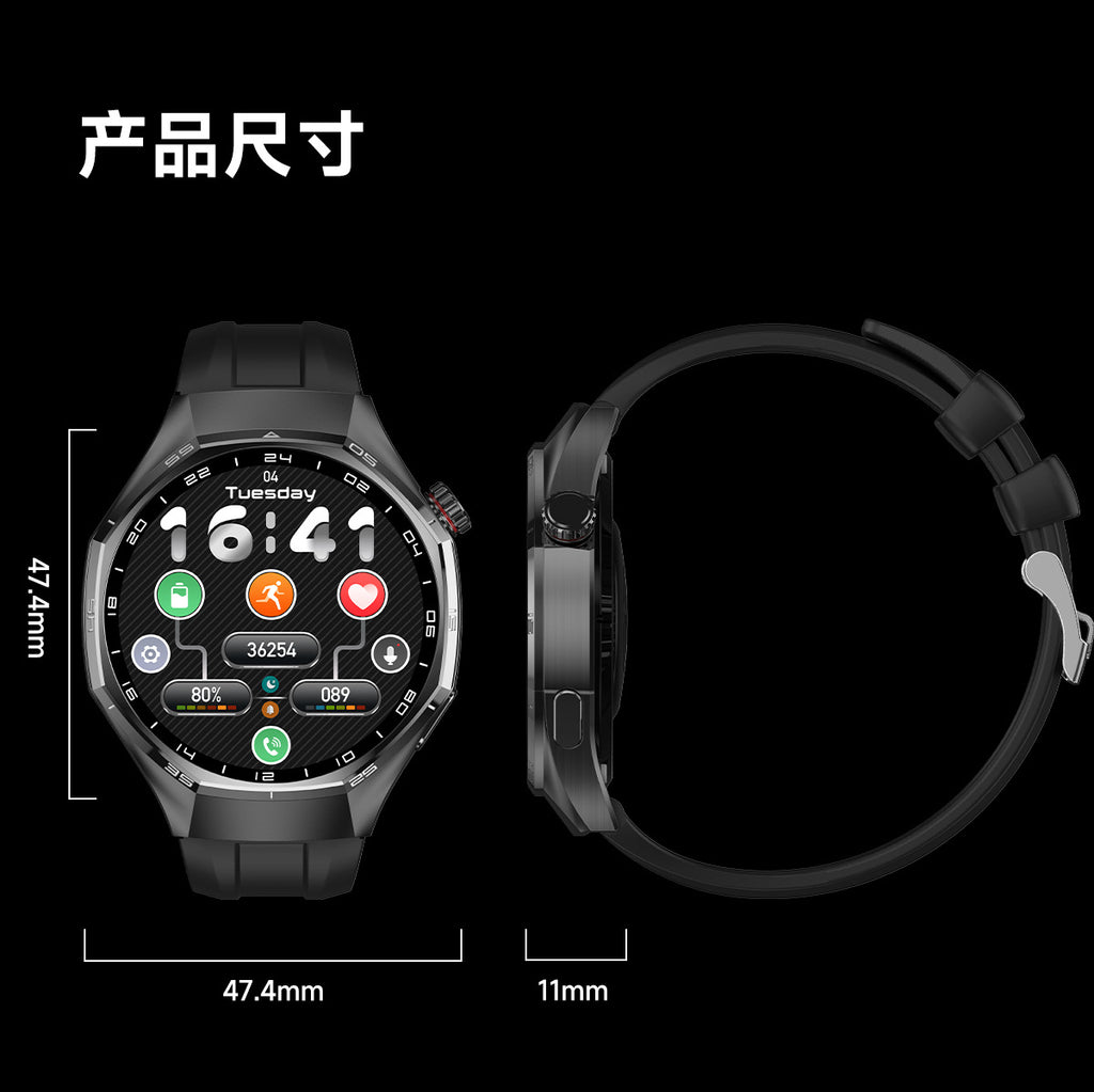 Watch6 Max Smart Watch Bluetooth Call True Heart Rate Step Sleep Blood Pressure Monitoring Message Reminder Exercise