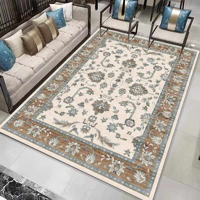 Thickened Imitation Cashmere Persian Carpet Vintage Ethnic Style Living Room Carpet Full Carpet Sofa Coffee Table Rug carpet