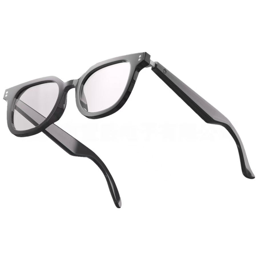 European and American Private Models AI Translation Smart Bluetooth Glasses A12Open-type Anti-leakage Sound Unisex Glasses