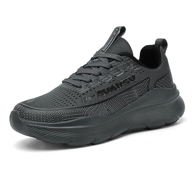 Autumn Breathable Casual Versatile Sports Shoes for Teenagers, Ultra-light Shock-absorbing Dad Trendy Shoes, Travel Hiking Shoes with Cushioning