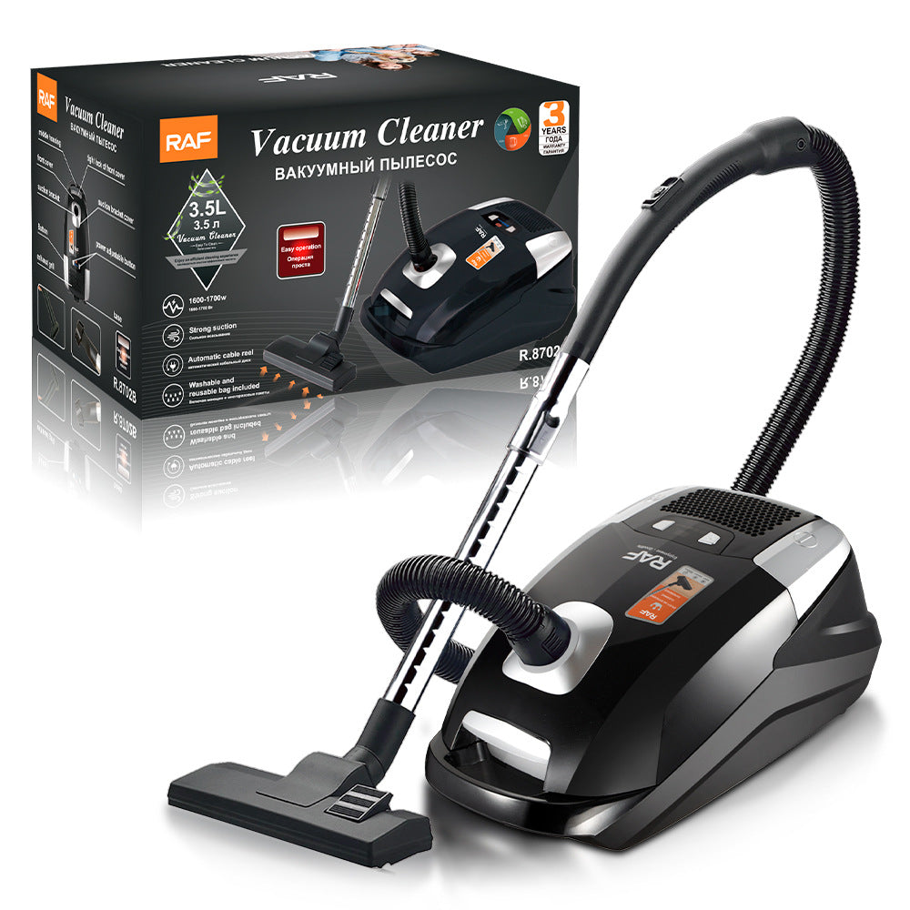 RAF EU Standard Intelligent Display Powerful Household Vacuum Cleaner Horizontal Portable Vacuum Cleaner R.8702 3.5L