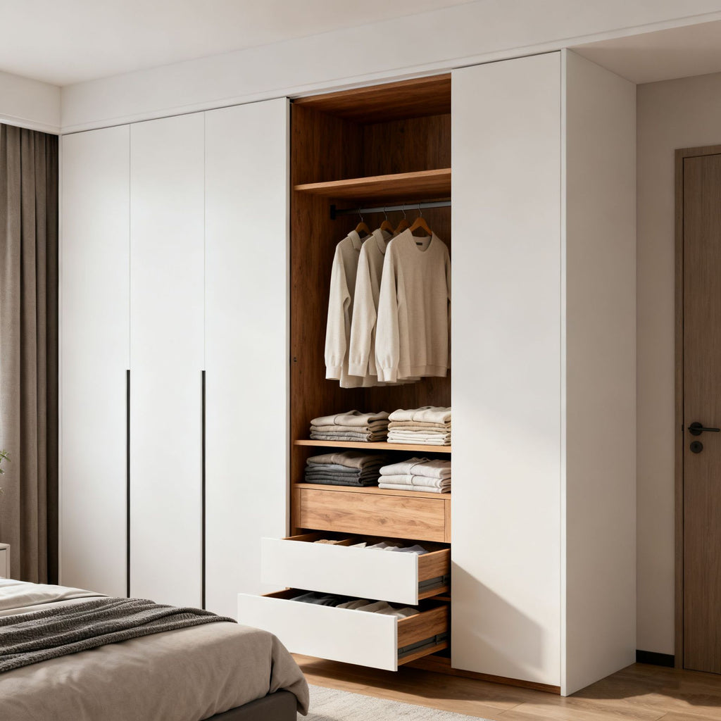 Custom Whole House Panel Bed Tatami Corner Desk Writing Desk Integrated Cabinet Storage Wardrobe Transformation