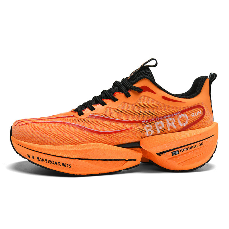 Red Rabbit8pro Carbon Plate Spring and Autumn Running Shoes for Big Kids, Racing Shock Absorption Sports Shoes for Men and Women, Couple's Versatile Casual Running Shoes