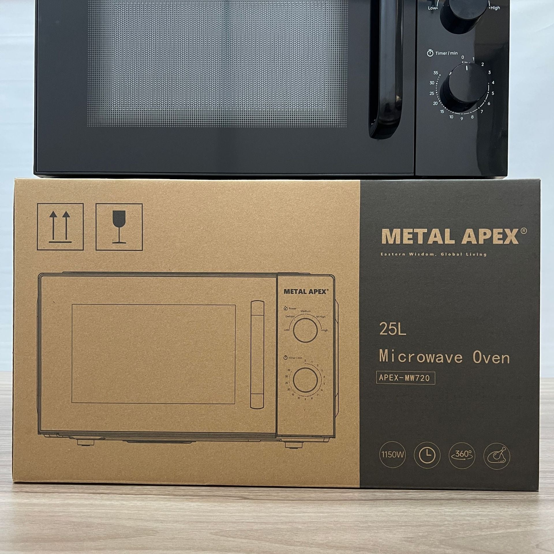 20L/25L Microwave Oven Household Multifunctional Microwave Oven Turntable Mechanical Knob Export