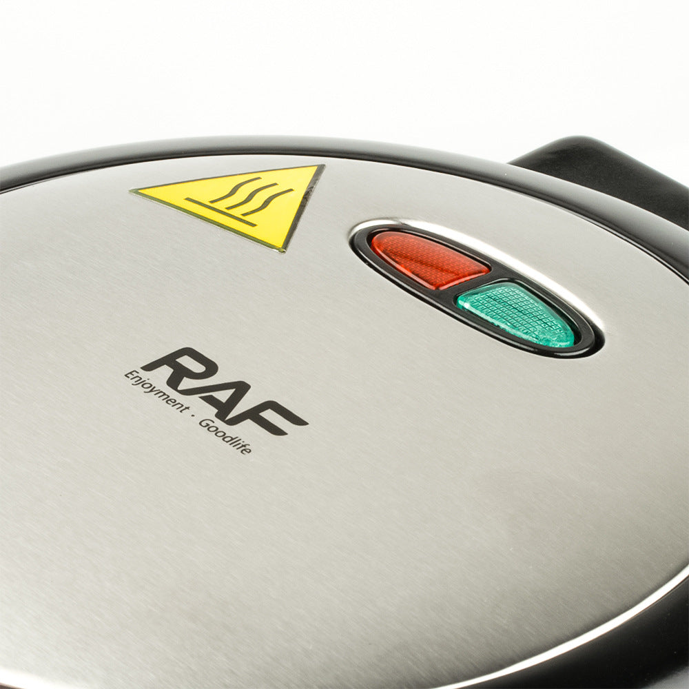 RAF European Standard New Deepened Electric Griddle Breakfast Machine Sandwich Pizza Grill Machine Double-Sided Heating Crepe Maker