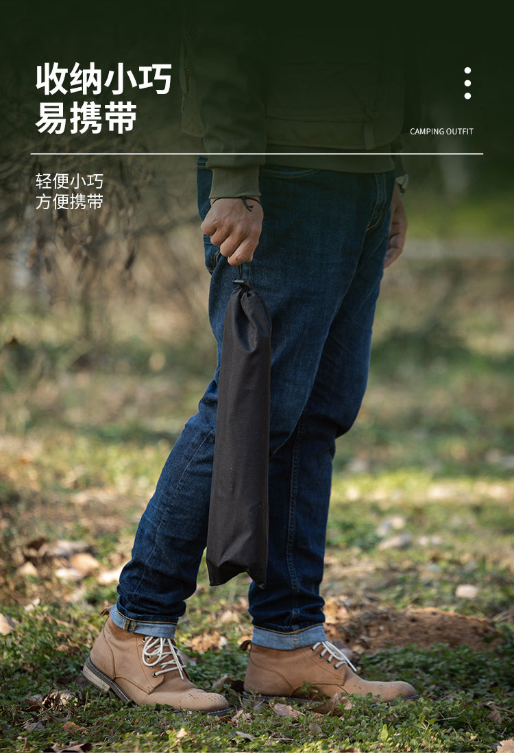 Outdoor Folding Triangle Storage Rack Hanging Rack Light Stand Camping Portable Ultra-light Aluminum Alloy Storage Rack Camping