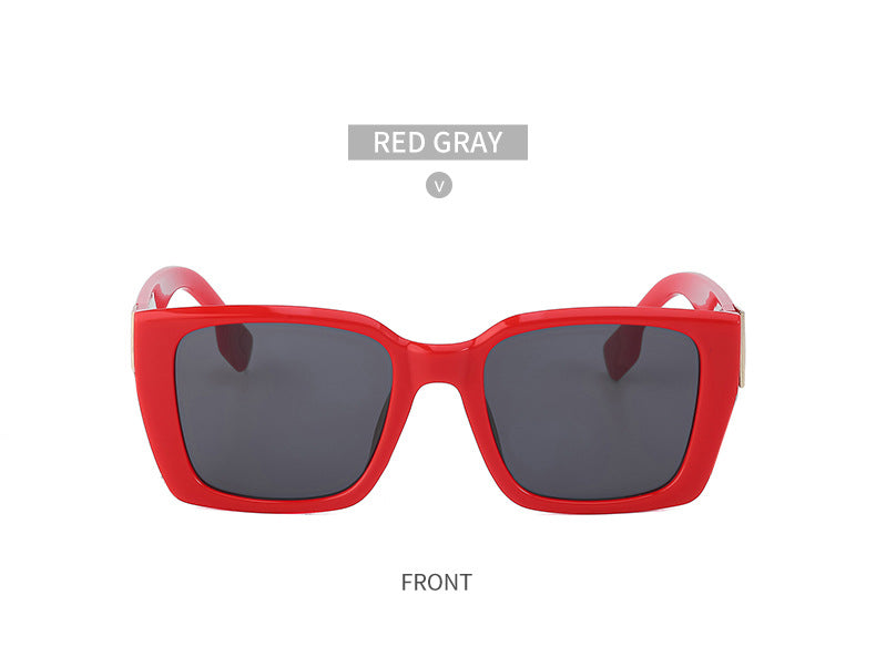 2025New Sunglasses for Women Trendy New European and American Fashion Chain Square Frame Sunglasses for Women Necklace Pendant sunglasses