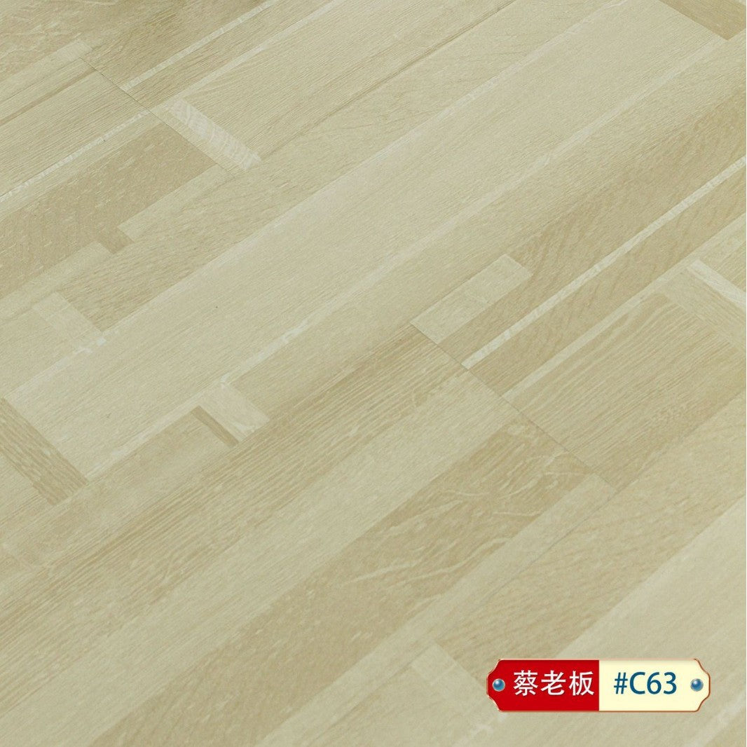 Laminated Flooring Heat Insulation Wear-resistant Waterproof for Home and Hotel Projects12mm Gray solid wood composite flooring