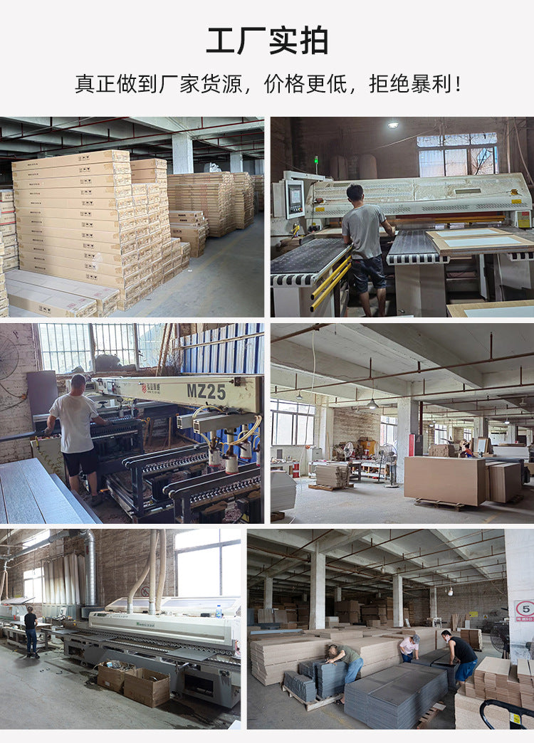 Factory Direct Supply Economical Rental Wardrobe Storage Simple Combination Two-Door Three-Door Panel Storage Apartment Wardrobe