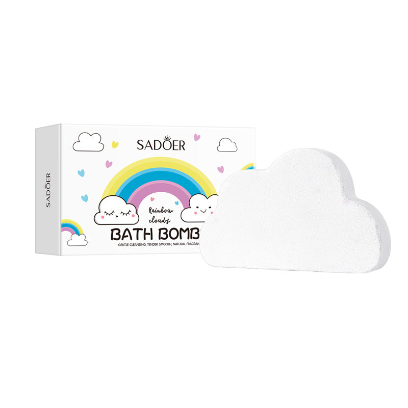 Rainbow Cloud Bath Salt Ball100g Deep Cleansing Body Bath Salts Export Manufacturer Wholesale