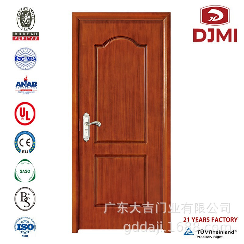 Guangdong Factory Simple Interior Door Eco Door Simple Wooden Door Bedroom Set Door Solid Wood Composite Painted No Paint Needed