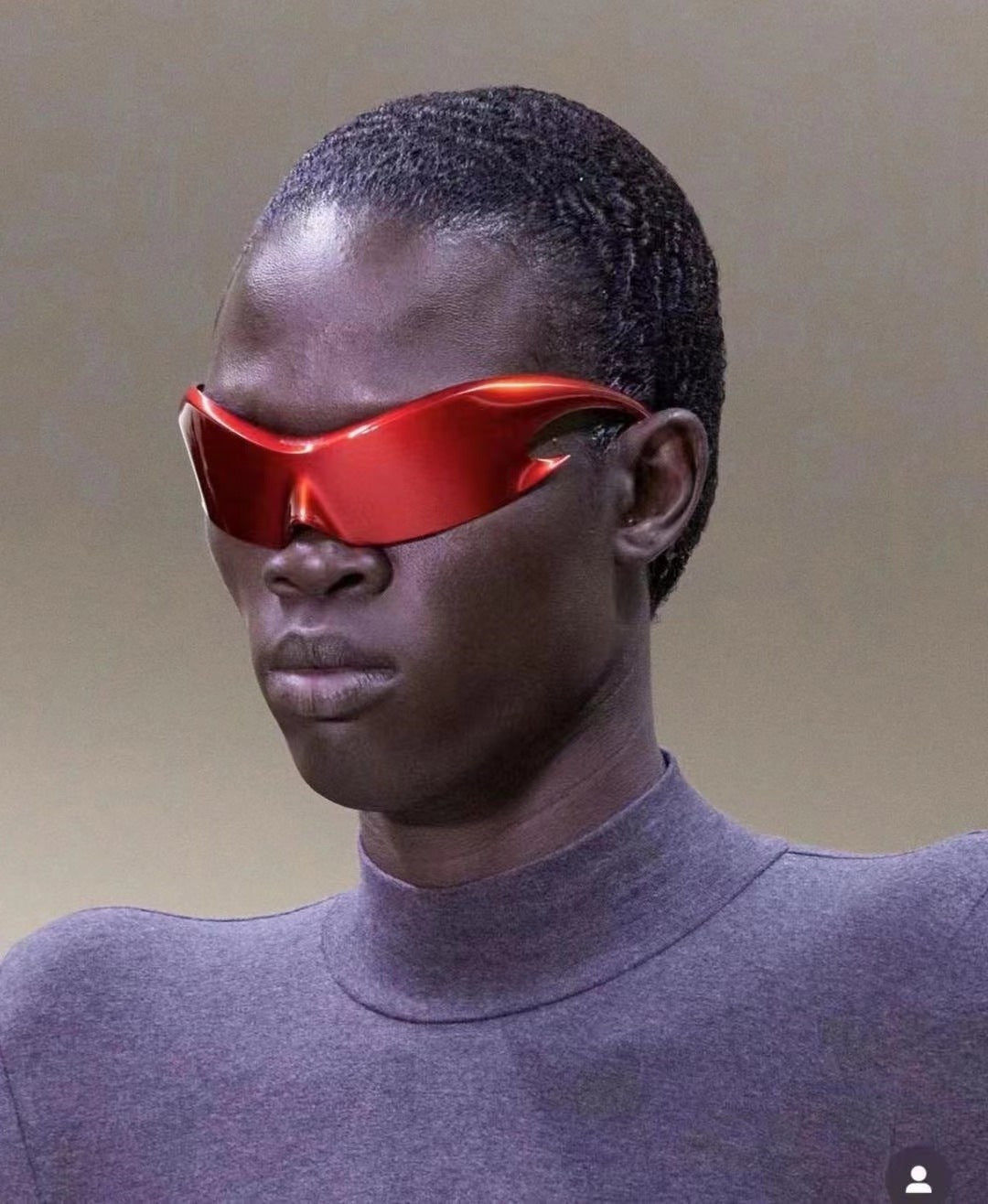 Europe and America Y2K Millennium Sports Windproof Colorful Sunglasses Men's Future Technology Style One-piece Sunglasses Women's Wholesale